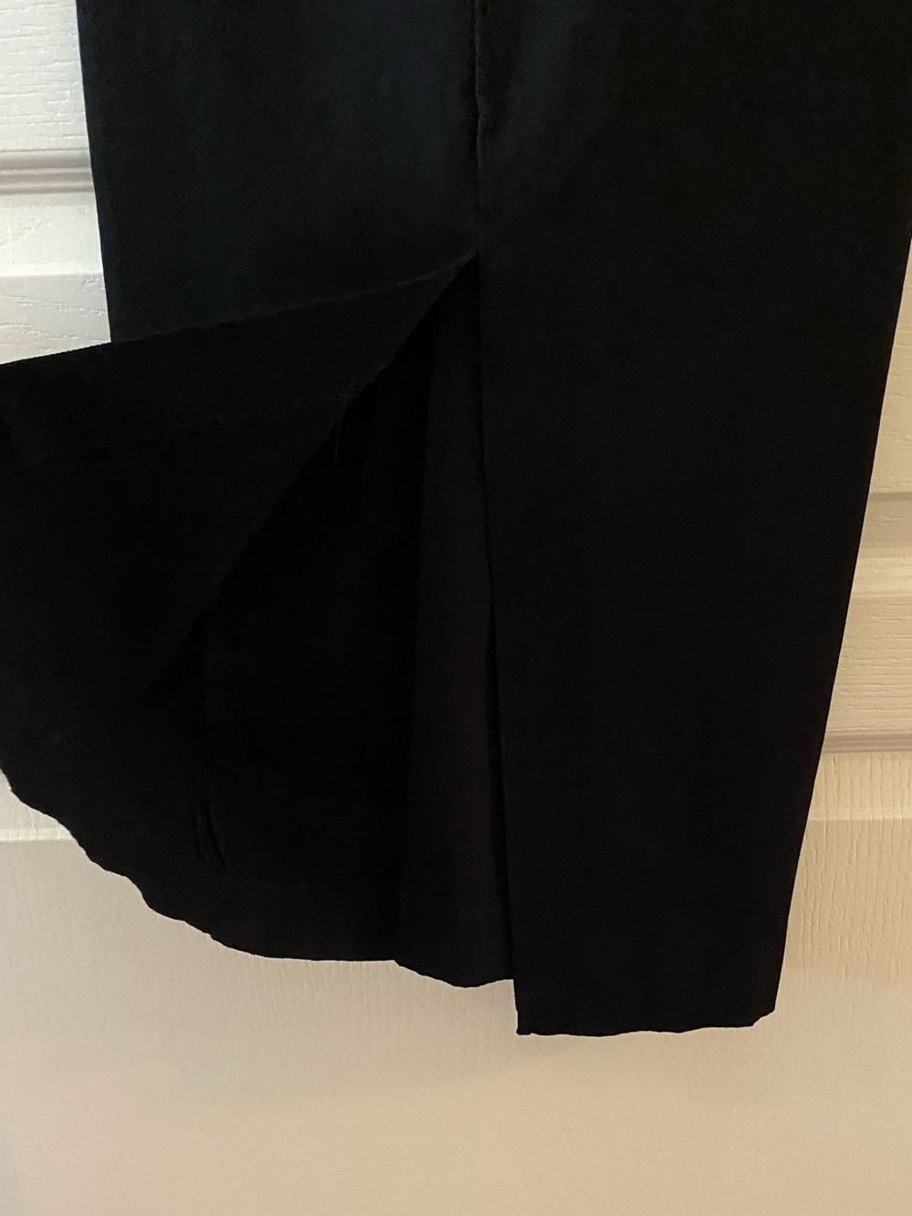 ZARA ZW Collection Ruched Black Midi Dress w/ Shoulder Pads - XS - Picture 11 of 14